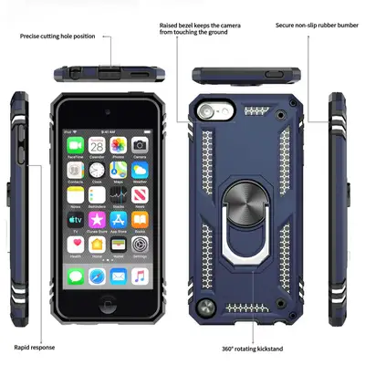 Brand new Neuf Coque pour iPod Touch 7, iPod Touch 6, iPod Touch 5 avec lot de 2 protections d'écran...