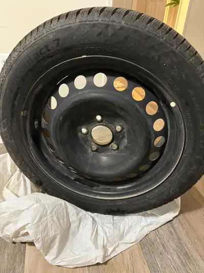 Continental Viking Contact 7 Tires Size 215/55/R17 2 winters old $480 firm (All 4 tires)