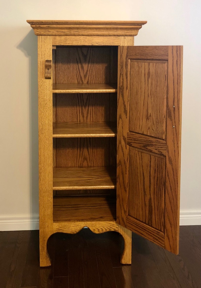 Solid oak jam cupboard/ pantry sold pending Hutches & Display