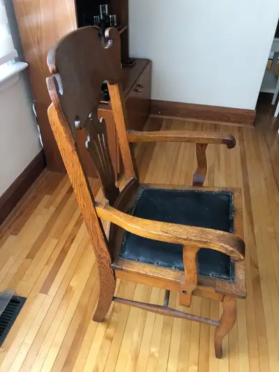 Antique Solid Wood Armchair, View more