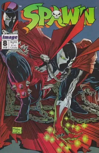 Various Spawn items: comics, trading cards, View more