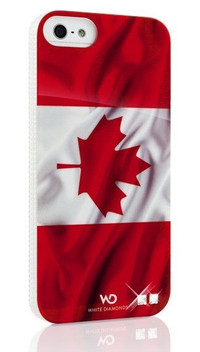 iPhone 5 Case-Canadian Flag with Swarovski Diamonds