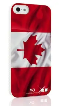 iPhone 5 Case-Canadian Flag with Swarovski Diamonds
