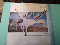 Elton John Live in Australia 2 record LP in very good condition 