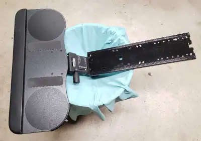 Articulating Keyboard Tray and Sliding Arm for Computer Desk, View more