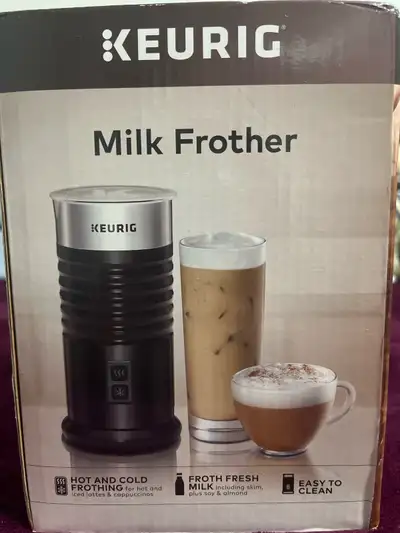 unopened keurig milk frother, View more