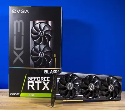 EVGA RTX 3070 XC3 OC 8GB Gaming GPU, View more