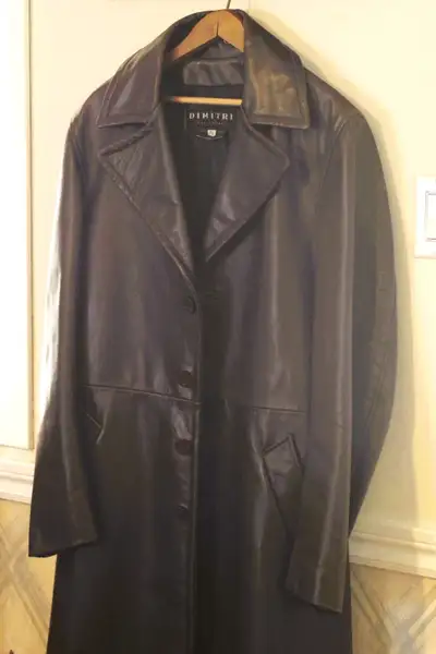Trench coat cuir Dimitri Bryson Leather – Small – Neuf, View more