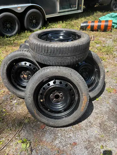 Michelin X Ice tired. Used but good condition. On Rims. 205/55 R16