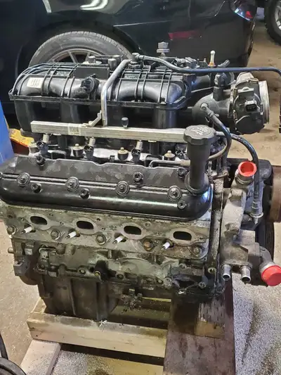 Selling a 5.3 chev engine (all aluminum engine, flex fuel) with harness and computer. New intake gas...