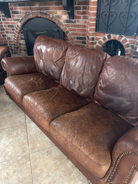 Leather couch