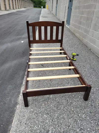 Twin bed frame, View more