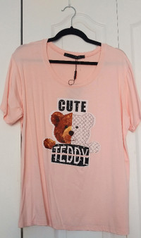 Cute Teddy T-shirt New