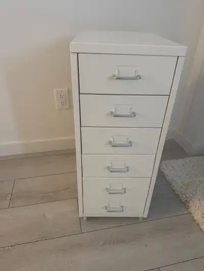 IKEA white metal drawers , View more