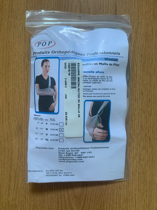 POP Echarpe Immobilisation dans Santé et besoins spéciaux  à Laval/Rive Nord