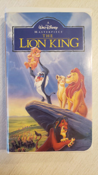 VHS the lion King Walt Disney original