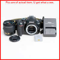 $350 firm, Nikon D3300 HD video DSLR + 18-55MM AF-P lens