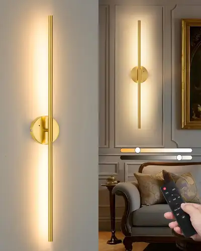 NEUF: Applique murale à piles, 3 couleurs rechargeables, View more