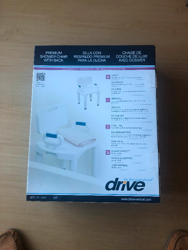 Drive Premium Shower Chair  with Back in Health & Special Needs in Dartmouth