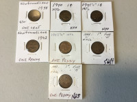 Newfoundland one cent coins for sale.
