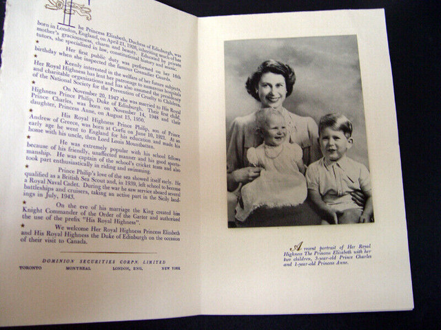 Prince Philip, Queen Elizabeth: Royal Family. Fort Erie in Arts & Collectibles in St. Catharines - Image 4