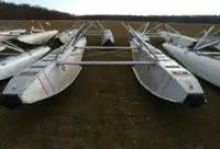 PK3500 floats With Cessna 185 rigging 