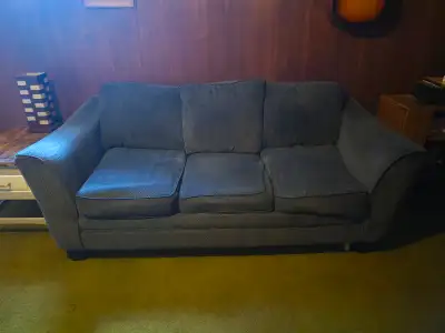FREE! Couch w pull out sofa bed [bought new from the Brick], View more