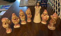 Vintage Snow White & Dwarfs,  Pinnochio  & Jiminy Cricket