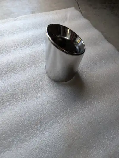 MK7 GOLF R 3.8" Stainless Exhaust Tips Tipwerks Brand Push Fit. No Cutting or Welding. Old Tips are...