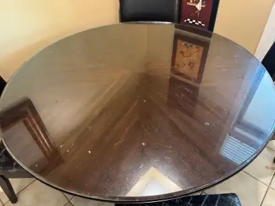 round table and 4 chairs , View more