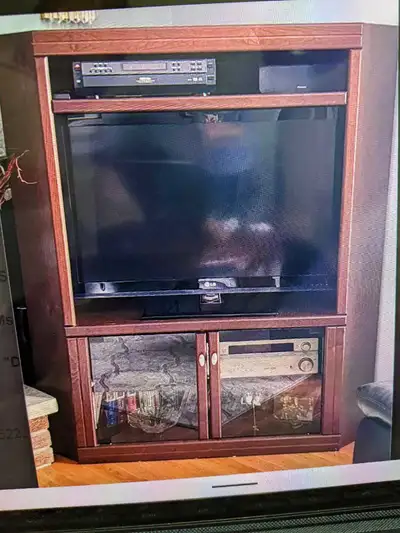 Corner TV Entertainment Centre Cabinet, View more