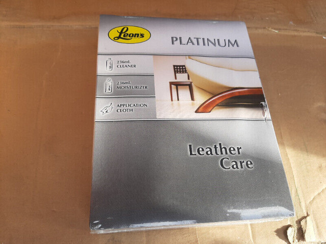 BRAND NEW LEONS Leather Care Kit in Couches & Futons in Kawartha Lakes