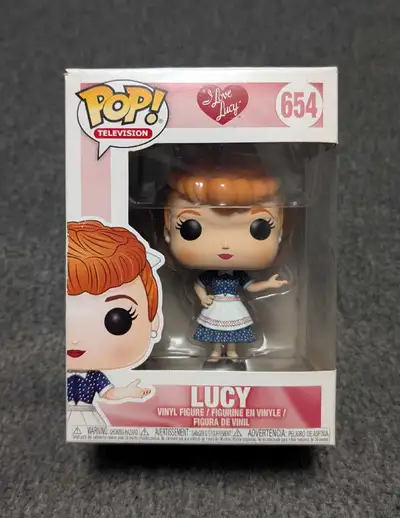 Funko Pop 654. I Love Lucy. Lucy Blue dress and apron. Box has few minor blemishes.