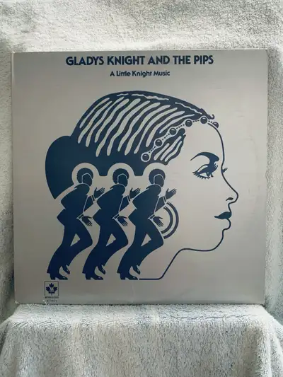 Gladys Knight and the Pips - "A Little Knight Music" - 1 Vinyl Lp - (c) 1975 Label: Motown Records (...