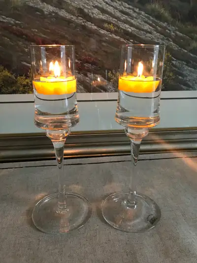 Pair of Yankee Candle Floating Candle Holders, View more