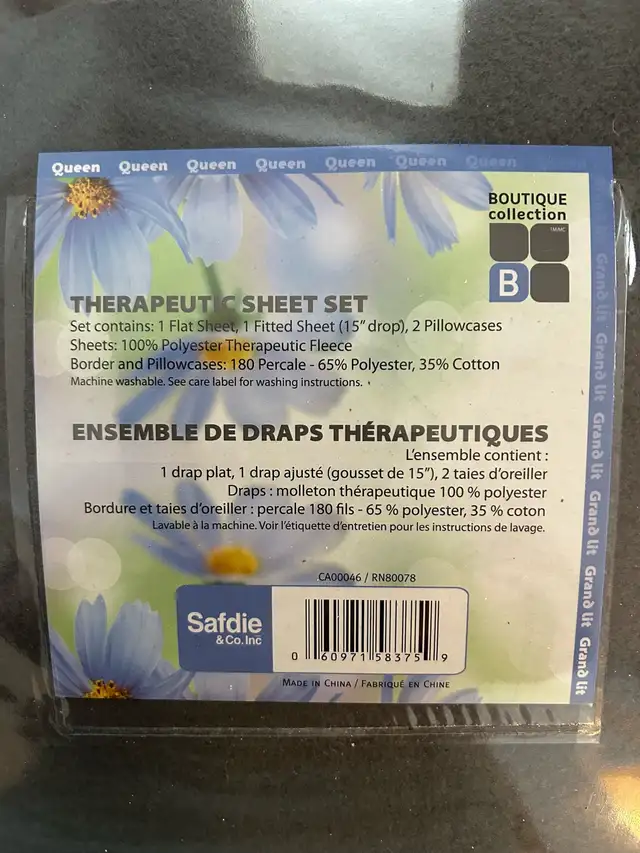 Queen Size Therapeutic Sheet Set in Bedding in Ottawa - Image 4