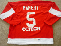 Kris Manery Detroit Red Wings Alumni Game Worn Jersey