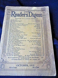 READER'S DIGEST ACHAT DE VOS MAGAZINES ANTIQUE ET RÉCENTS