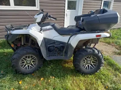 Selling my Suzuki KingQuad 500xps because i barely use it anymore it has extra add ons new tires, ba...