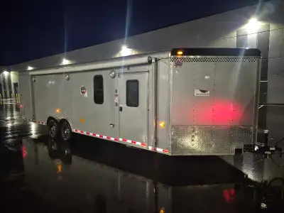 2010 US Cargo Patriot built by Forest River. 26 foot box with 4 foot V-nose for a total of 30 feet....