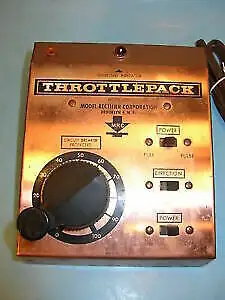 Throttlepack MRC model 500 Train Control 16Vac 12Vdc (1 unit). Lot FHB2L2pac I also have 1 unit of t...