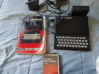 Timex Sinclair Computer The Real First Home Computer!, View more