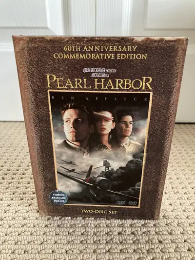 For Sale -$2 Pearl Harbor ‘60th Anniversary Commemorative Edition’ Two-Disc DVD Set, -DVDs Like New...