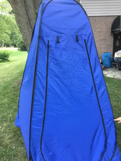 Outdoor Shower Curtain  Tent  Blue , View more
