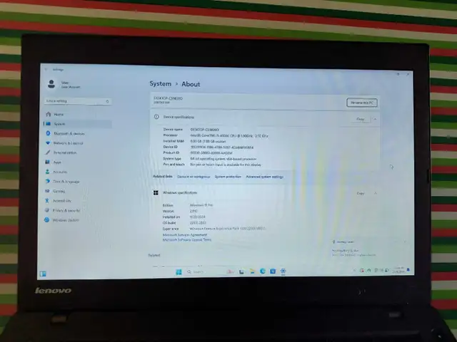 Lenovo Thinkpad 8 GB RAM, powerful T440 in Laptops in Ottawa - Image 3