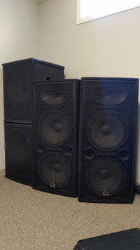 Wharfedale LX-215 Passive Speakers - Used (Pair), 2x 1400W