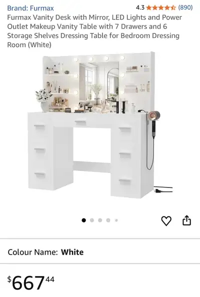 Brand New- Makeup Vanity, View more