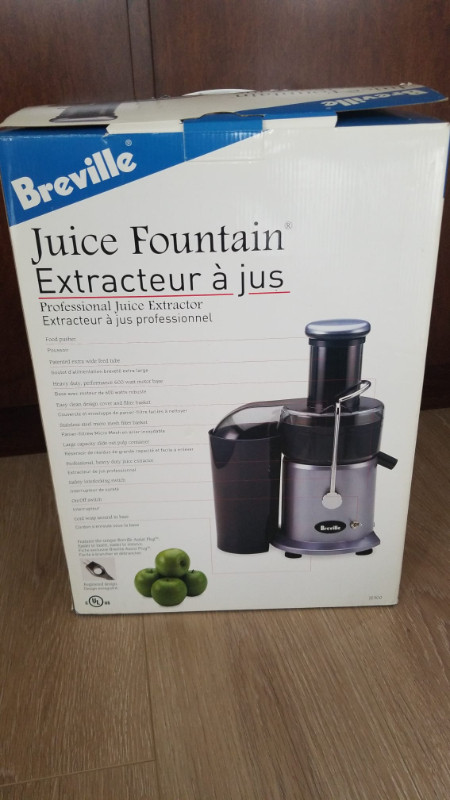 Breville Juice Fountain - Brand New in Other in Tricities/Pitt/Maple - Image 3