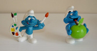 Rare Vintage Peyo Bully & Schleich Smurfs Made in West Germany