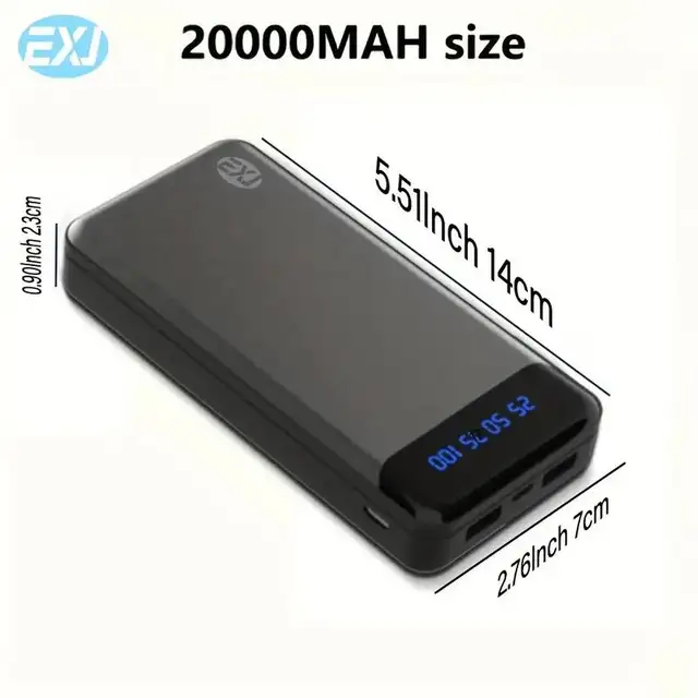 Power Bank 10000mAh/20000mAh Fast Charging with Digital Display in General Electronics in City of Toronto - Image 3